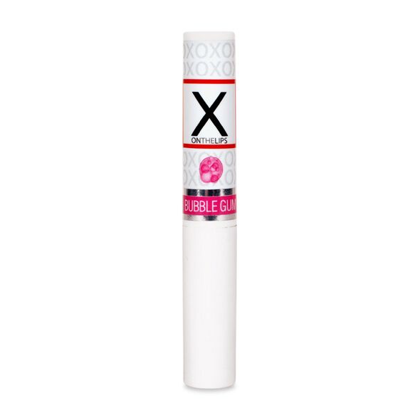 Стимулювальний бальзам для губ унісекс Sensuva - X on the Lips Bubble Gum з феромонами, жуйка